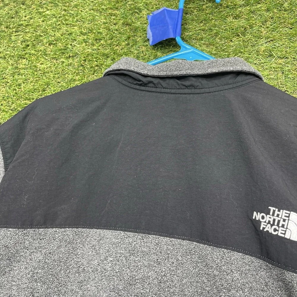The North Face Pullover Jacket Mens XL Half-Zip Grey Fleece Outdoor Hiking